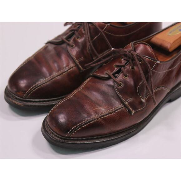 Allen Edmonds Mapleton Dark Brown Bicycle Toe Oxford Dress Shoes Men\'s US 8.5 D main image 6
